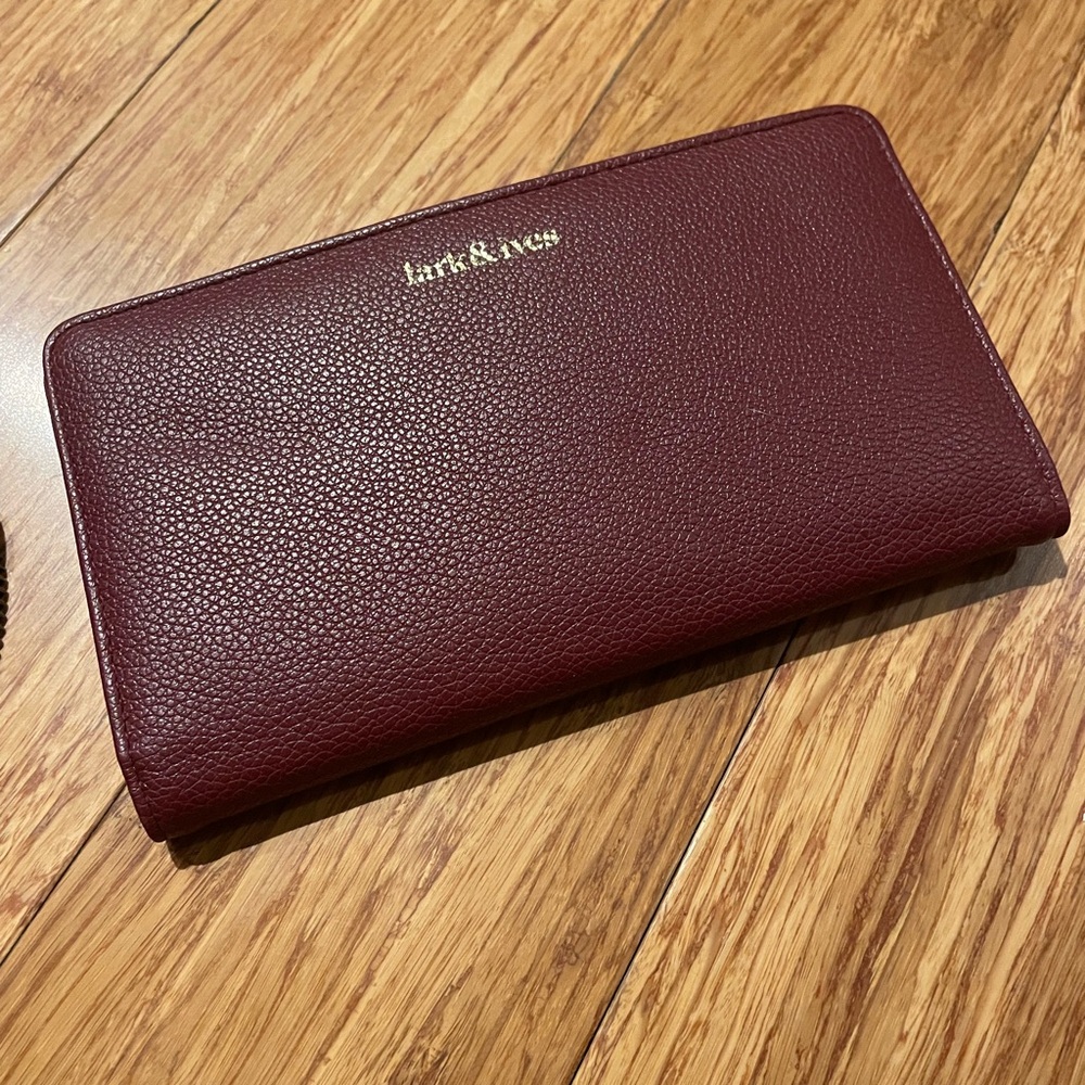 Faux large Leather unused wallet